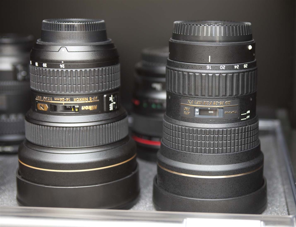 価格.com - 『Nikon14-24mmとサイズ比較』TOKINA AT-X 16-28 F2.8 PRO