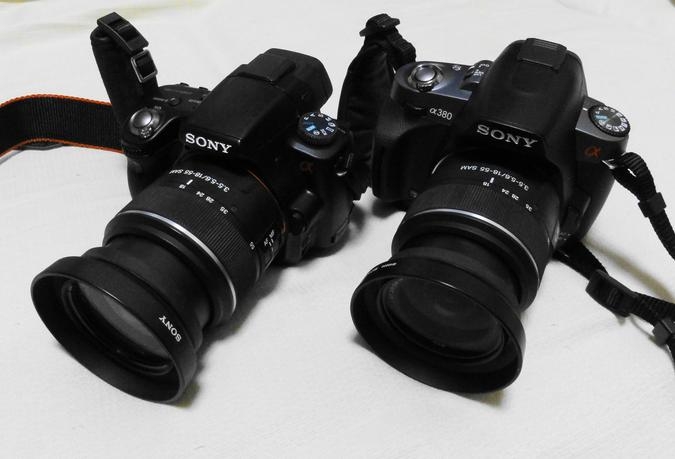 価格.com - 『α33と並べて』SONY α380 DSLR-A380 ボディ potekitiさん