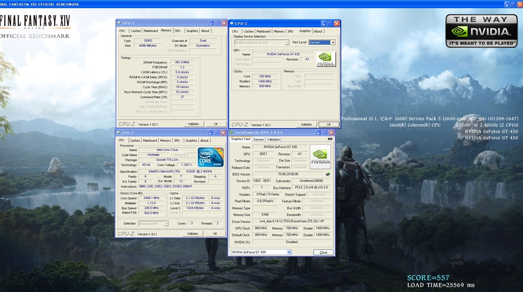 価格 Com Ff14ベンチ Cpu定格 玄人志向 Gf Gt430 Le1gh Pciexp 1gb Umi Umi G36さんのレビュー 評価投稿画像 写真 Zt 96tes3p Fsp 9600gt 725mhz からの買換え 50506