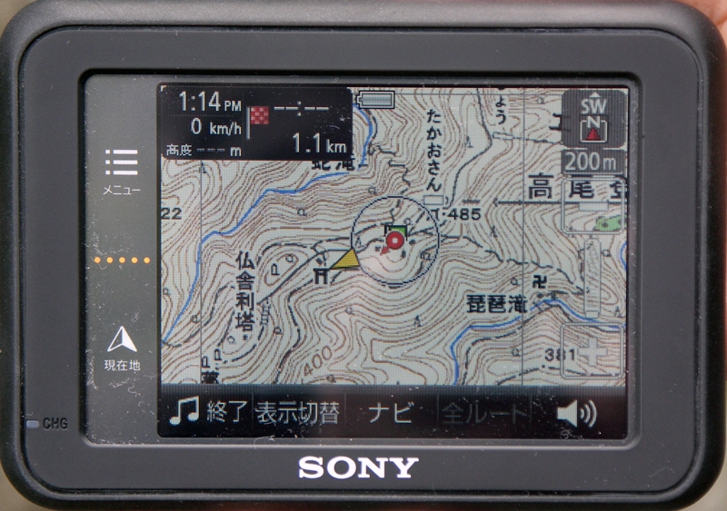 価格.com - 『等高線入りのアウトドア地図を収録。』SONY nav-u NV-U37 (B) [ブラック] 石田  功さんのレビュー・評価投稿画像・写真「クルマ、自転車、アウトドア。マルチに使えるアクティブPND」[52266]