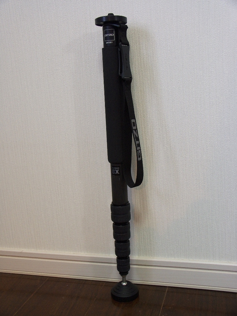 『非常に小型軽量で、収納性は抜群です。』GITZO 3シリーズ 5段 6Xカーボン一脚 GM3551 馬鹿なオッサンさんの