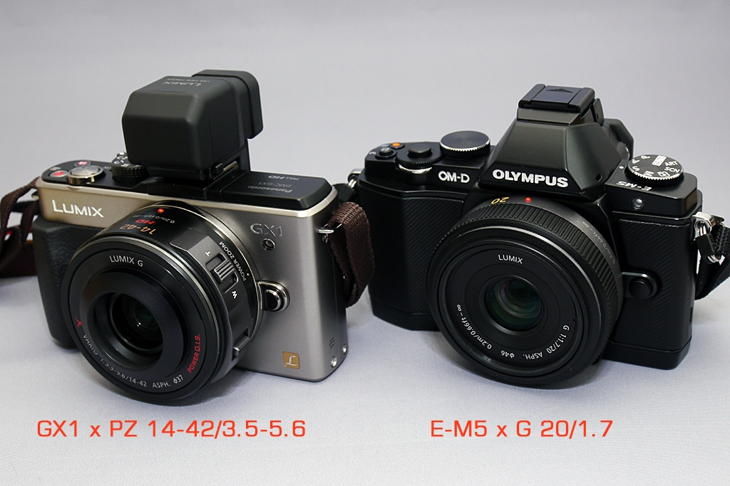価格.com - 『パナGX1との大きさ比較』オリンパス OLYMPUS OM-D E-M5
