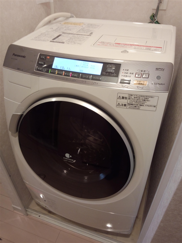 価格.com - 『VX7200を設置した様子。ドア付き洗濯機置き場もドアを 