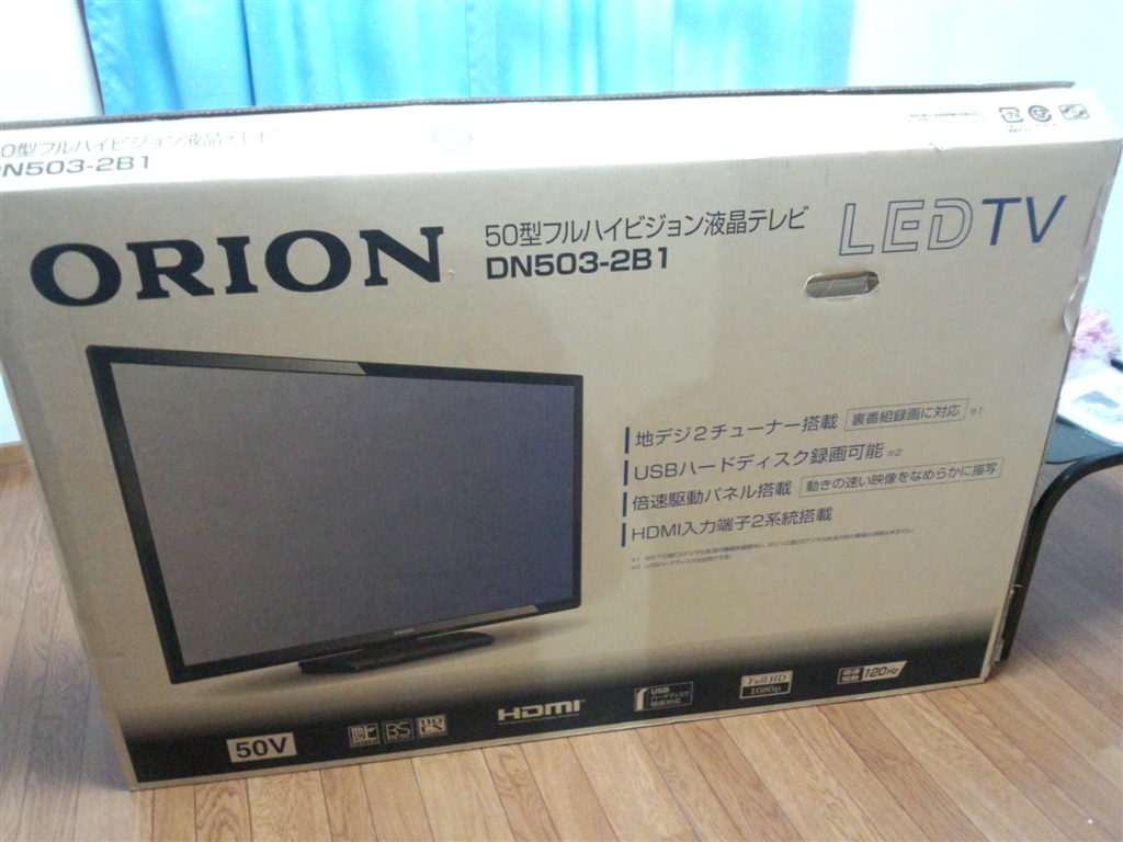 ORION(オリオン)50インチTV dn503-2b1メーカー型番DN503-2B1