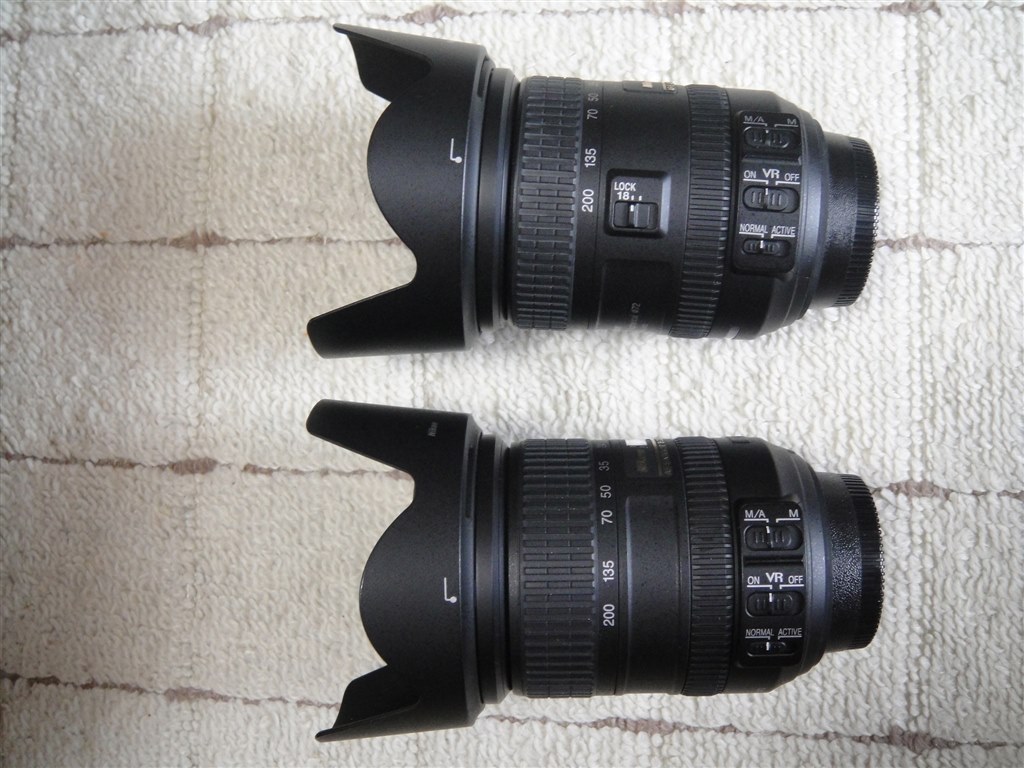 Ⅰ型・Ⅱ型比較』 ニコン AF-S DX NIKKOR 18-200mm f/3.5-5.6G ED VR