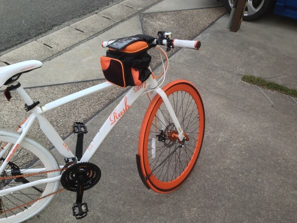 ドッペルギャンガー D17 オレンジ✕白 千葉県佐倉市 自転車 千葉県佐倉市