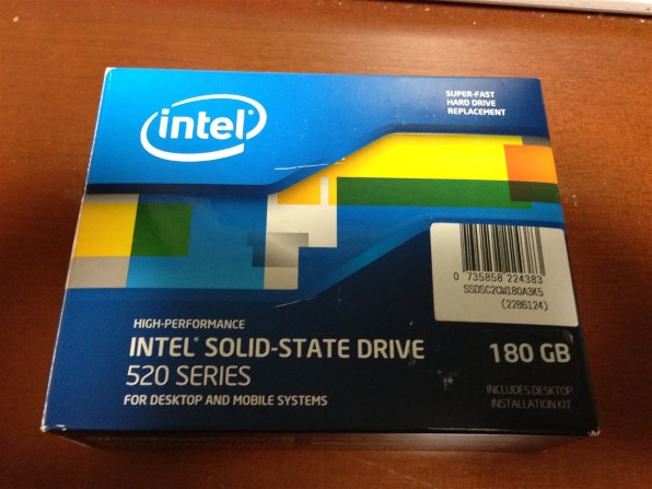 Intel SSD 520シリーズ　180GB SLC 2台