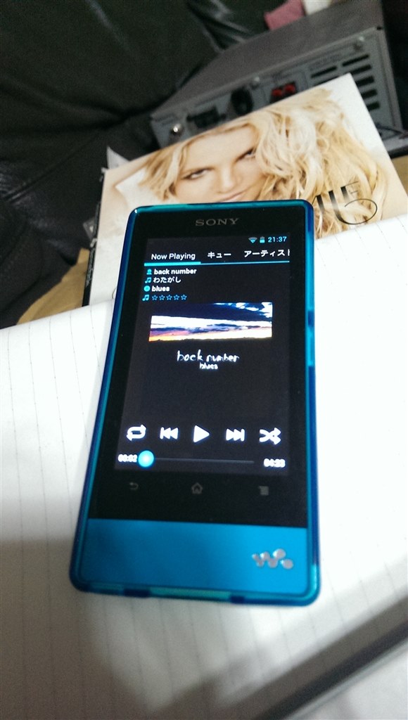 うーん』 SONY NW-F805 (L) [16GB ブルー] imoto0309さんのレビュー