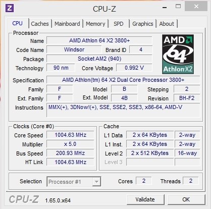 AMD Athlon 64 X2 Dual-Core 3800+ SocketAM2 BOX (35W) 価格比較 