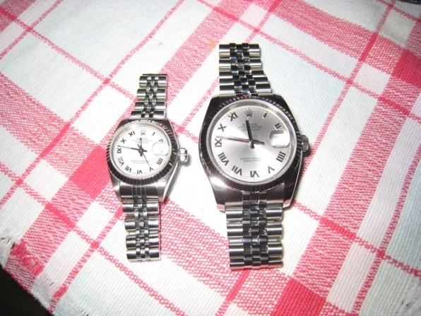 ロレックス 116234 デイトジャスト 自動巻き ローマン（グレー