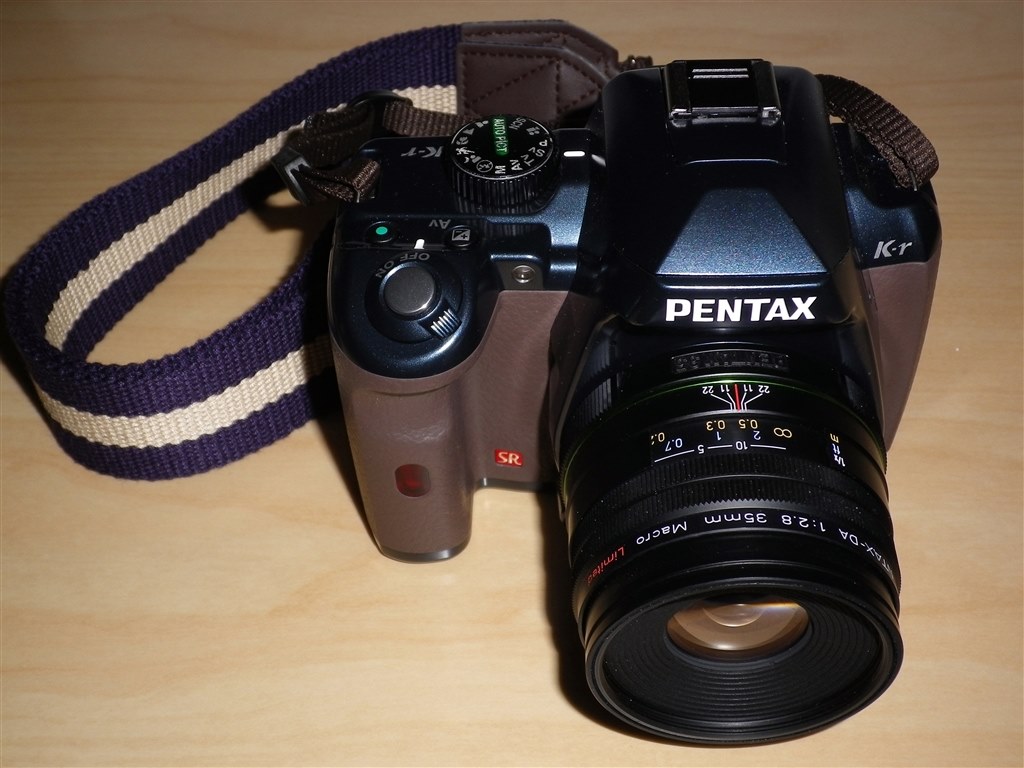 ☆希少オーダーカラー☆PENTAX k-r ネイビー レンズキット - デジタル一眼