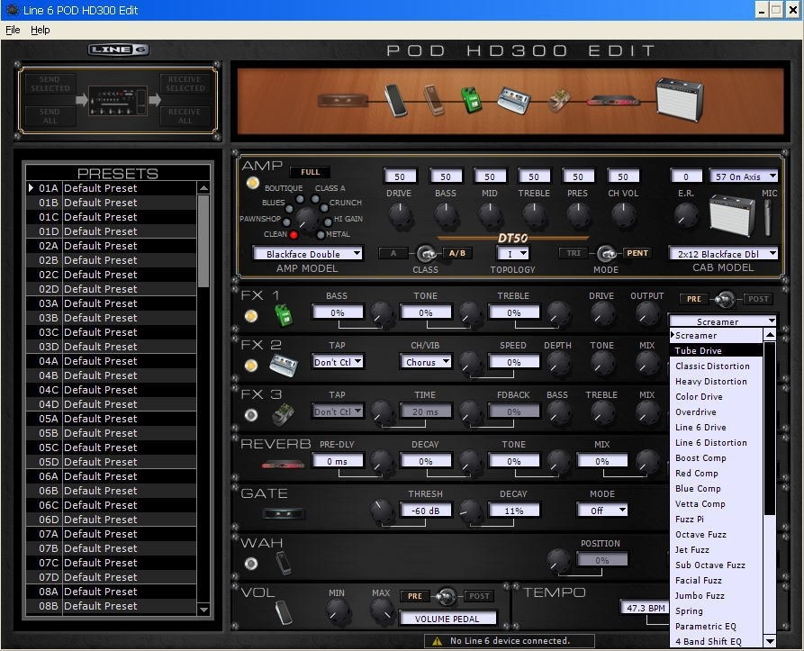 LINE6 POD HD300 マルチエフェクター Line6 LINE6 ラインシックス POD HD 300 ギター用 エフェクター
