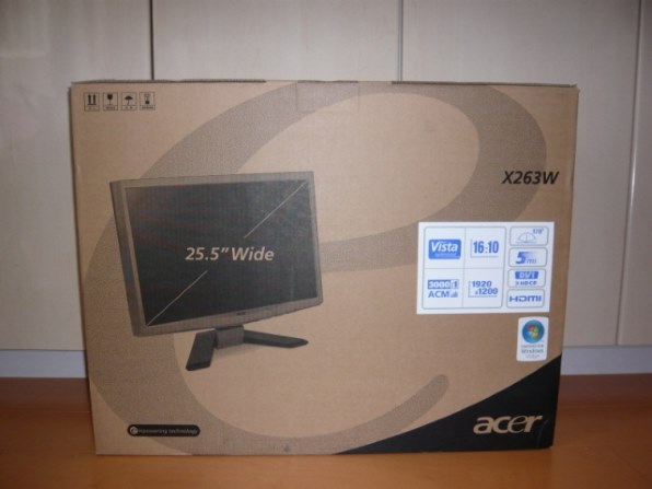 Acer X263Wbid [25.5インチ] 価格比較 - 価格.com