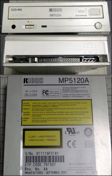 外付けハードディスク・ドライブ RICOH MP5120A リコー MP5120A 価格比較 - 価格.com