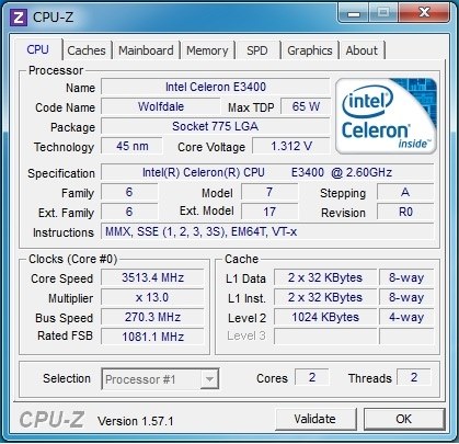 インテル Celeron Dual-Core E3400 BOX 価格比較 - 価格.com