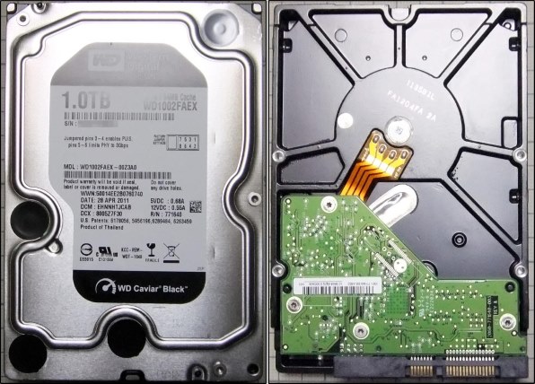 Western Digital - Western Digital製HDD　WD1002FAEX　1TB SATA600 7200 Western Digital Black WD1002FAEX 1TB 7.2K 3.5