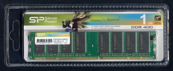 Silicon Power SP001GBLDU400O02 [DDR PC-3200 1GB] 価格比較 - 価格.com