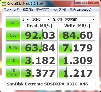 究極のスピードを実感できる Extreme Pro 95MB/s 32GB』 SANDISK