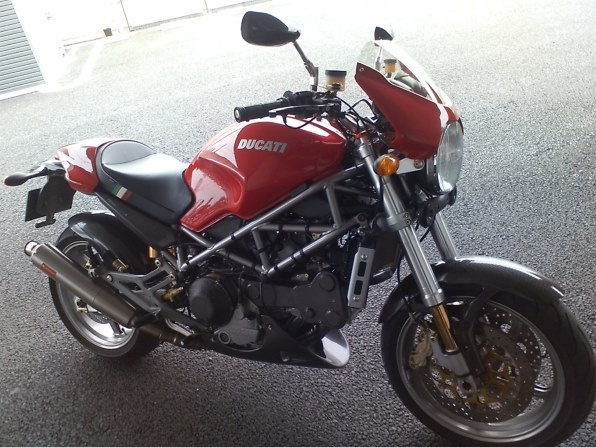 ドゥカティ モンスターS4 赤 車検取得で乗れます 半額配送キャンペーン