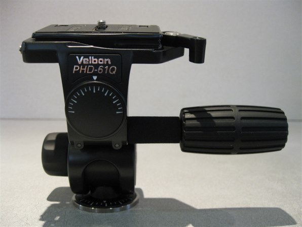 ベルボン Velbon 3Way雲台 PHD-61Q 中型 底面径53mm コマ止め方式