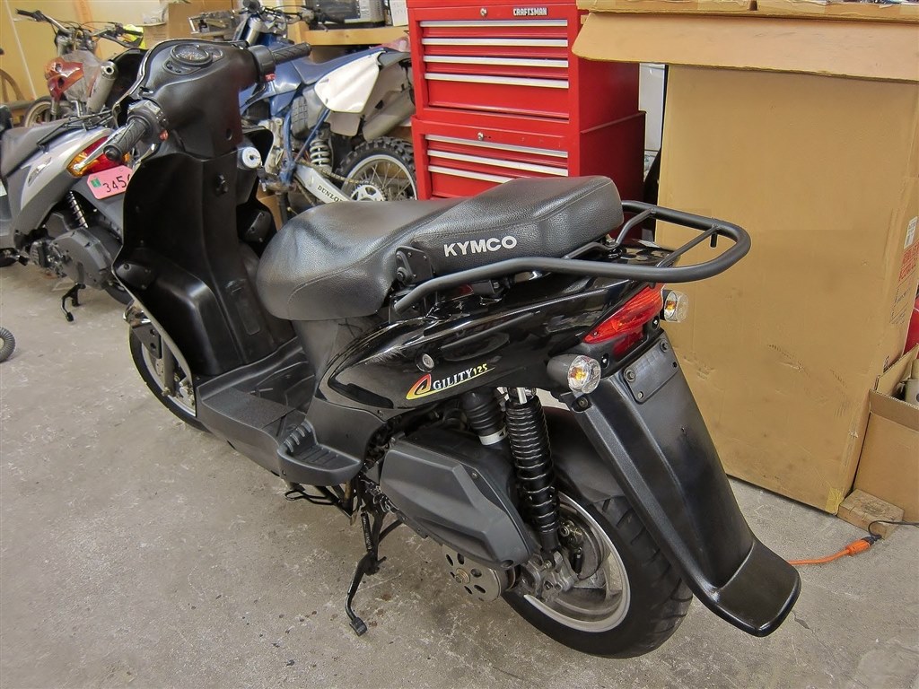 KYMCO キムコ アジリティ 走行距離少なめ！良好 50cc - オートバイ車体