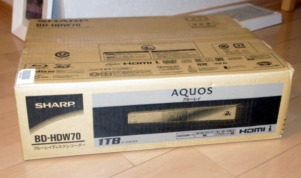 シャープ AQUOSブルーレイ BD-HDW70投稿画像・動画 - 価格.com