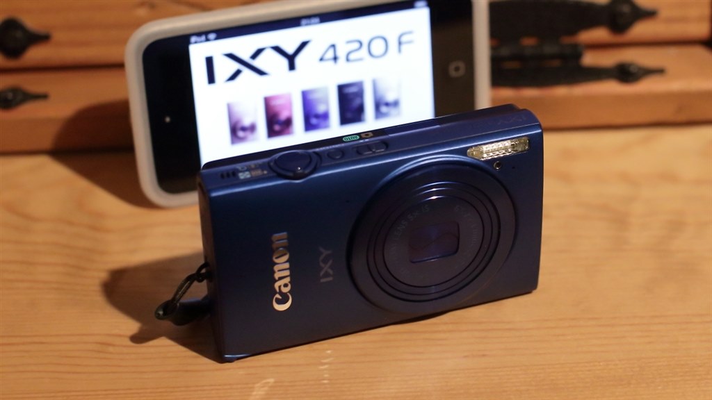 動画撮影を中心にレビュー』 CANON IXY 420F [ブルー] あずきあいす 