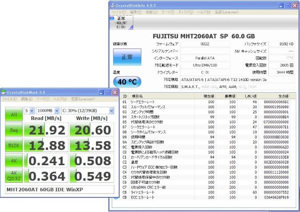 富士通 MHT2060AT (60G 9.5mm) 価格比較 - 価格.com