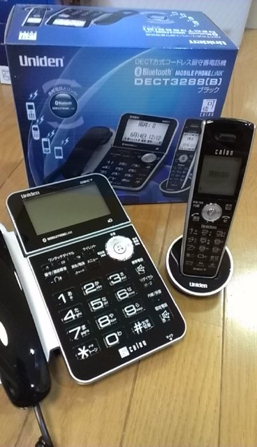 スマホユーザーにはおすすめ』 ユニデン DECT3288(B) [ブラック] taro