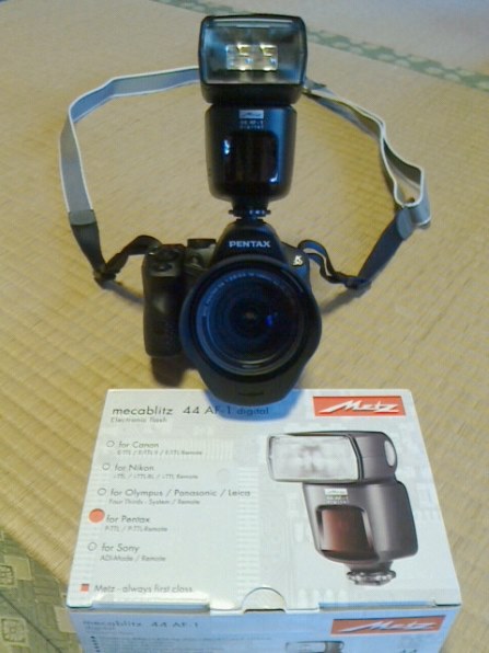 Metz MECABLITZ 44AF-1 digital ペンタックス用 レビュー評価・評判