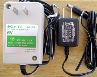 SONY ラジオ用ACアダプター AC-D4L です。 ほぼ未使用】【生産終了 名