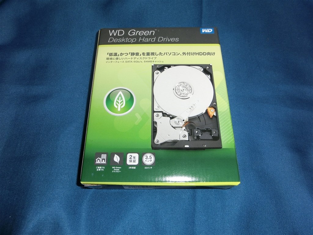 Western Digital HDD 内蔵ハードディスク 3.5インチ 2TB Green
